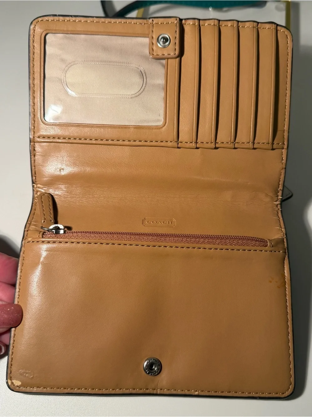 Coach Colorblock Crossbody Wallet Bag